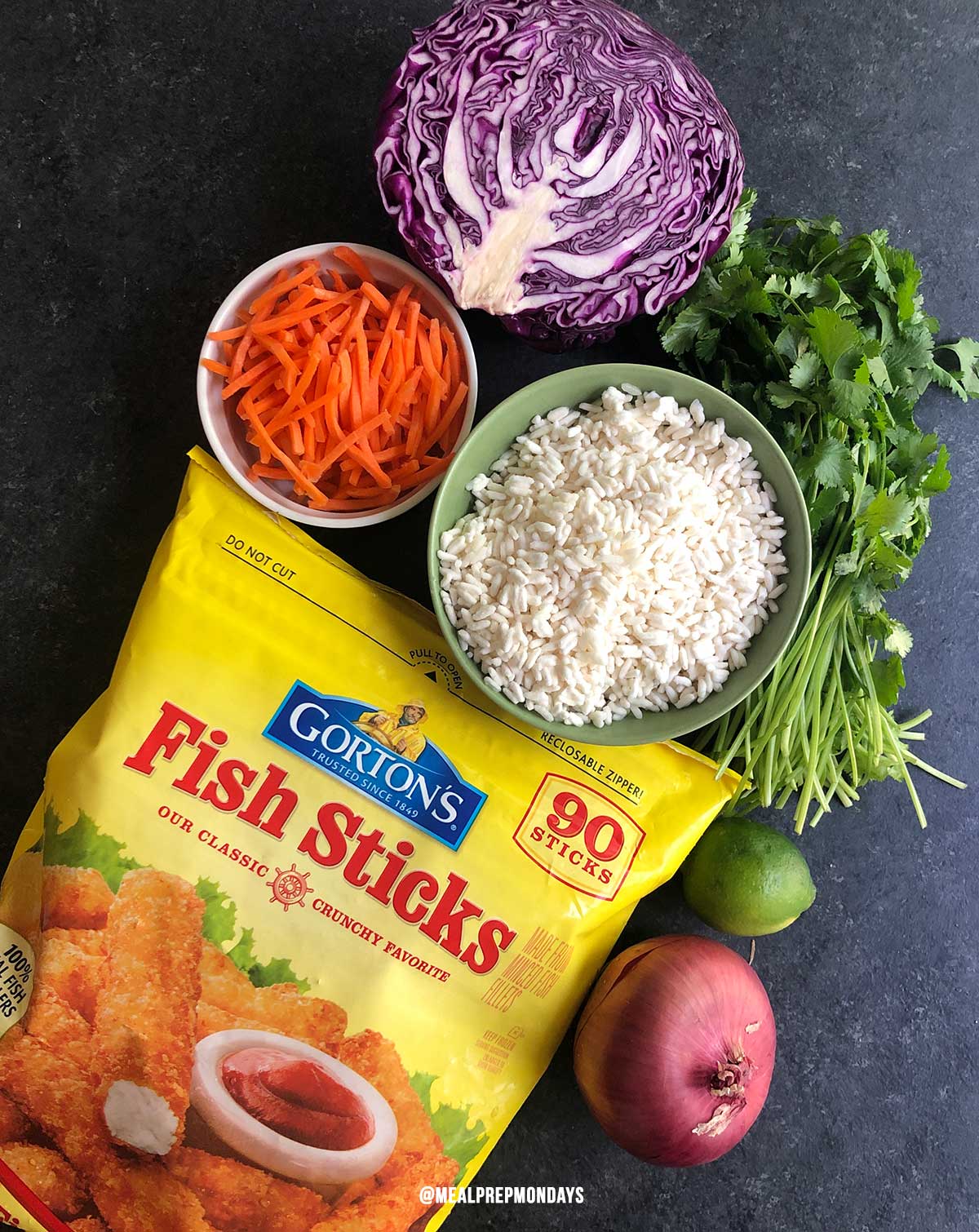 Fish Stick Taco Bowls Recipe  Meal Prep - Meal Prep Mondays